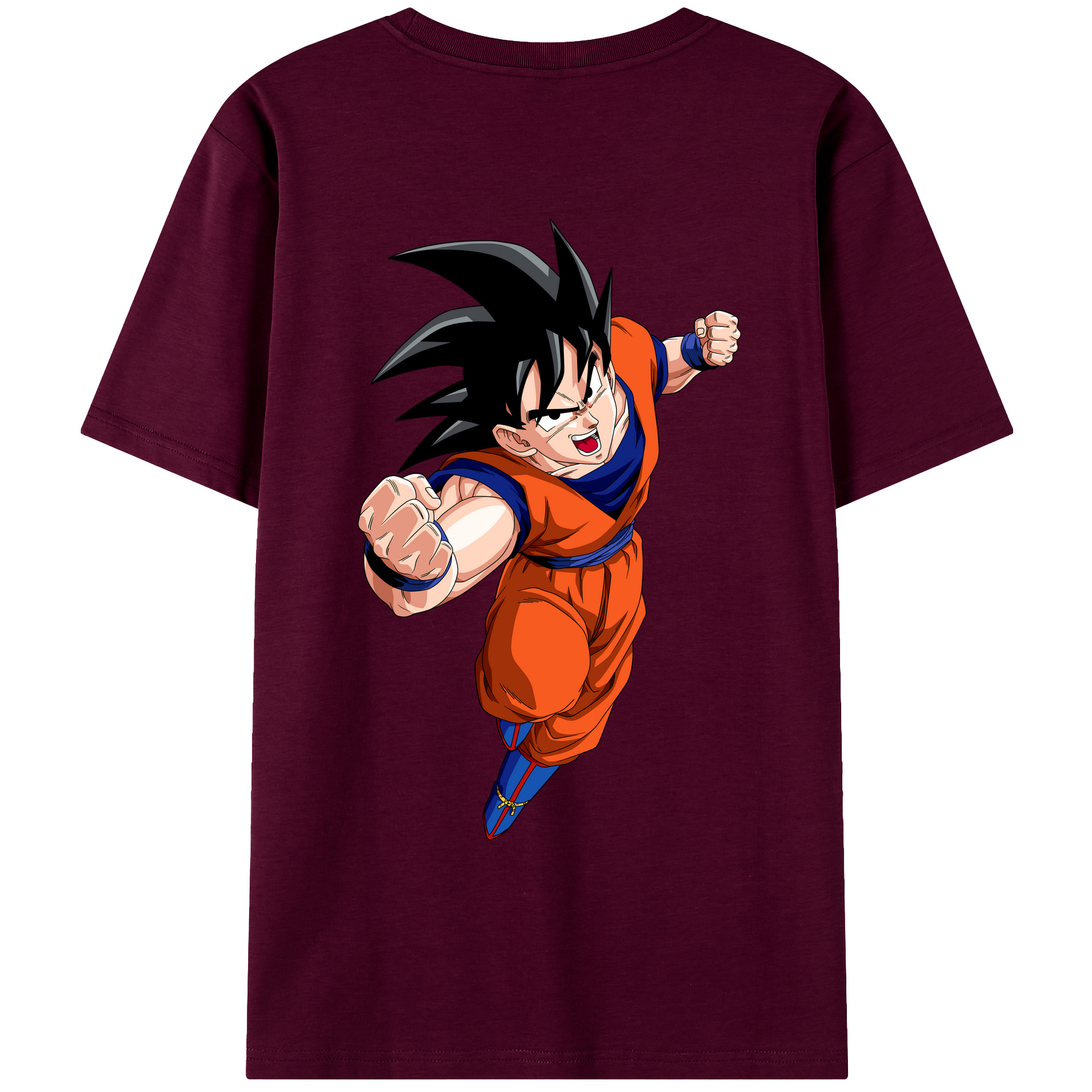 （画像用） ドラゴンボール 孫悟空（そん ごくう）Son Goku カカロット DRAGON BALL Kakarotto レディース半袖Tシャツ(バックプリント)